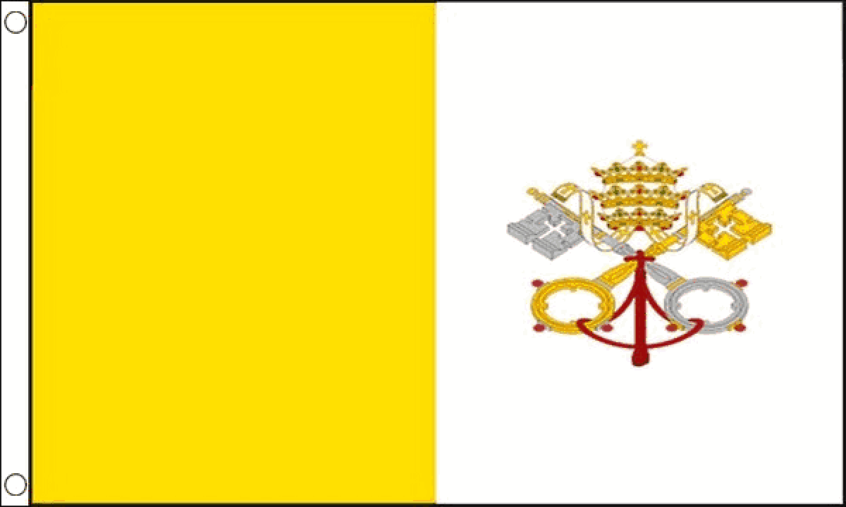 Vatican City Flag (Medium)