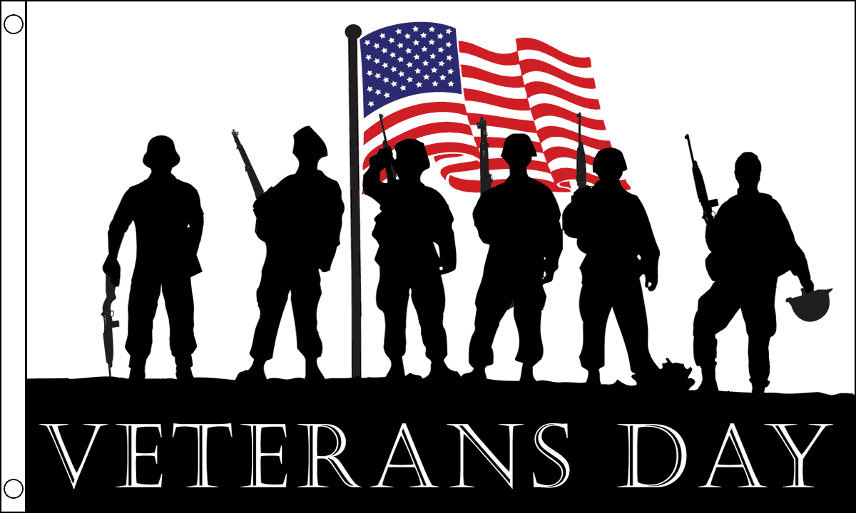 Veterans Day Flag (Medium)