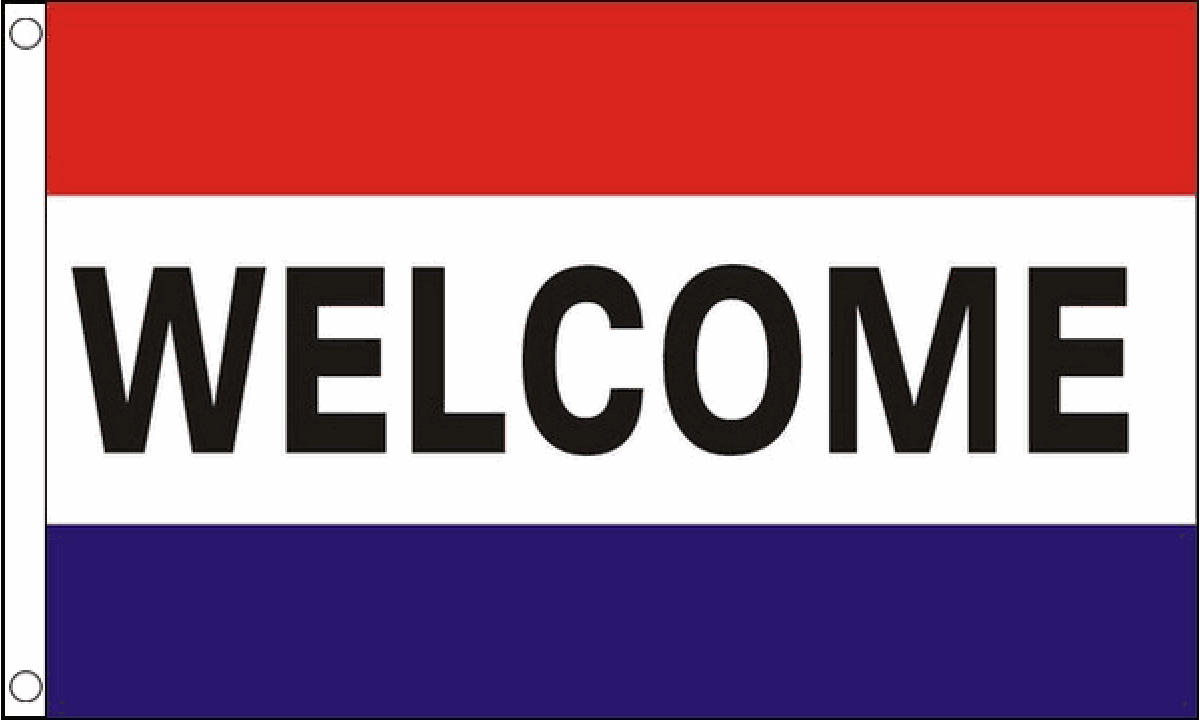 Welcome Flag (Medium)