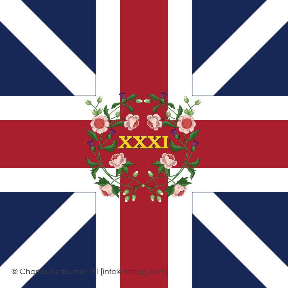 31st Regiment of Foot. King's Colour