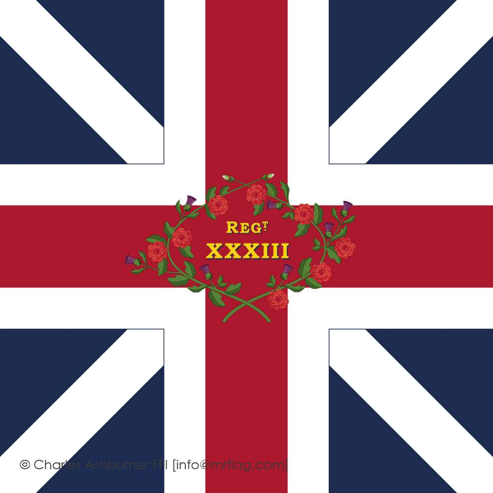 33rd Regiment of Foot. King's Colour