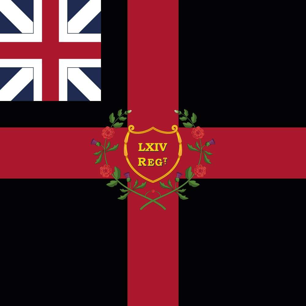 64th Regiment of Foot. Regimental Colour *