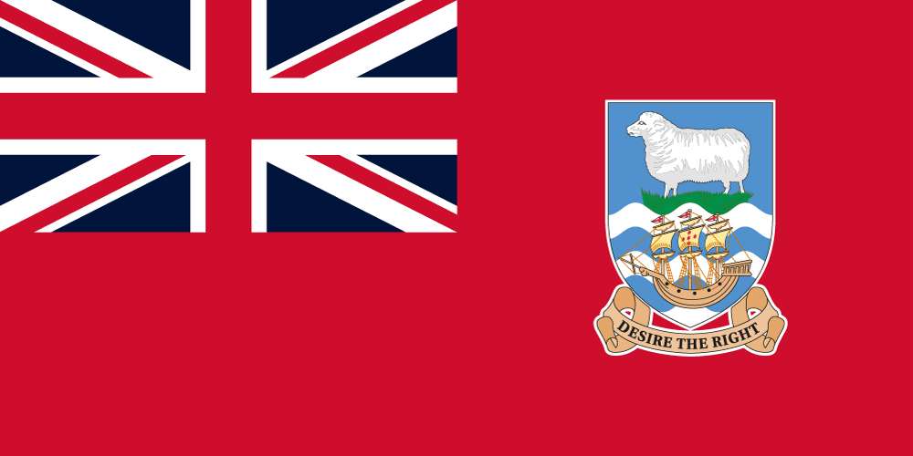 Falkland Islands (Red) Traditional Sewn Flag