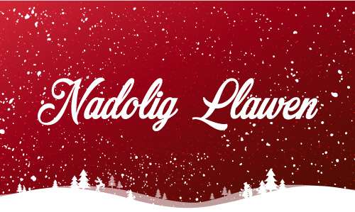 Nadolig Llawen Outdoor Quality Flag
