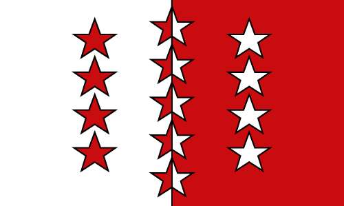 Valais, Switzerland Outdoor Quality Flag