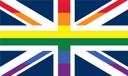 UK Pride Jack 1 Flag