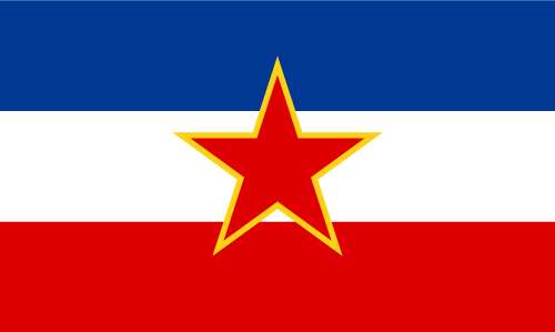 Yugoslavia Outdoor Quality Flag