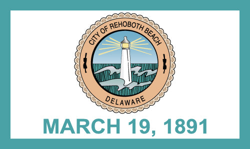 flag of rehoboth beach delaware usa