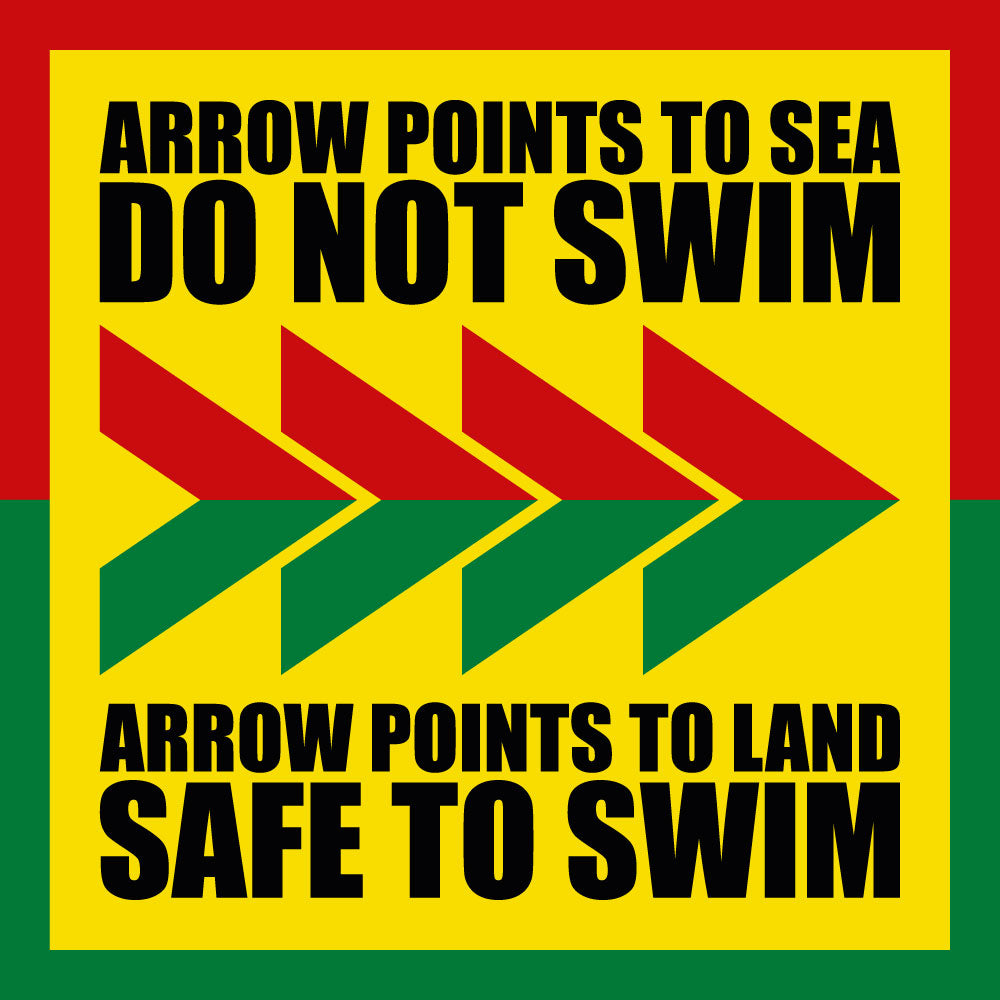 Do Not Swim / Safe To Swim Outdoor Quality Flag