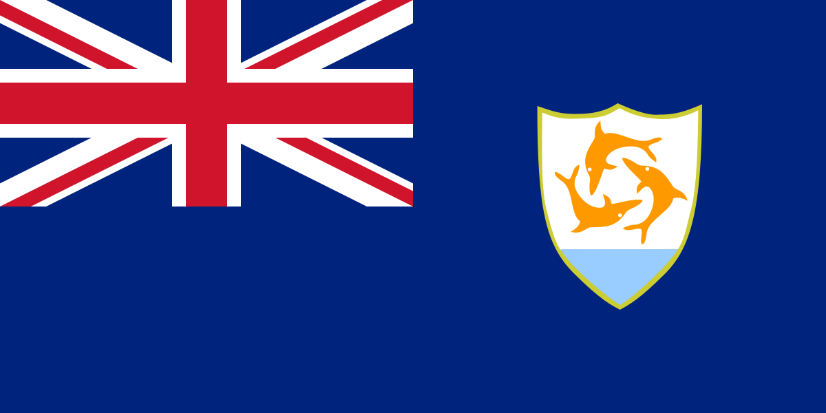 Anguilla Traditional Sewn Flag