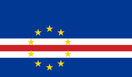 Cape Verde Traditional Sewn Flag
