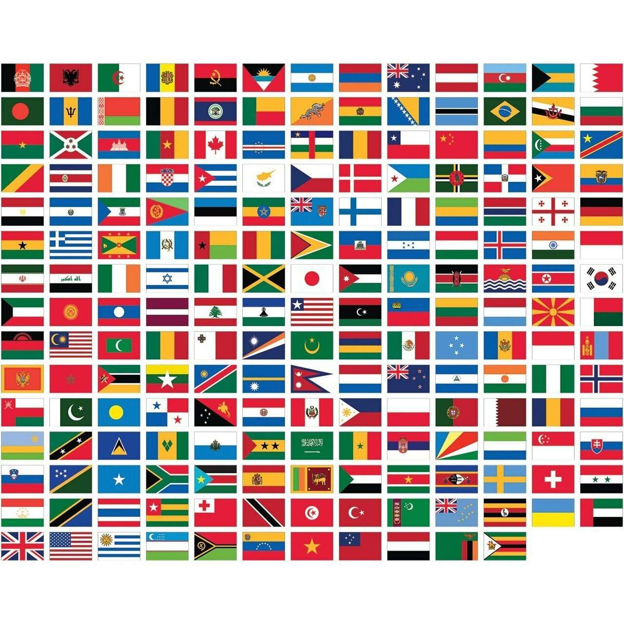 100 Nations Flag Pack - SAVE UP TO £133!