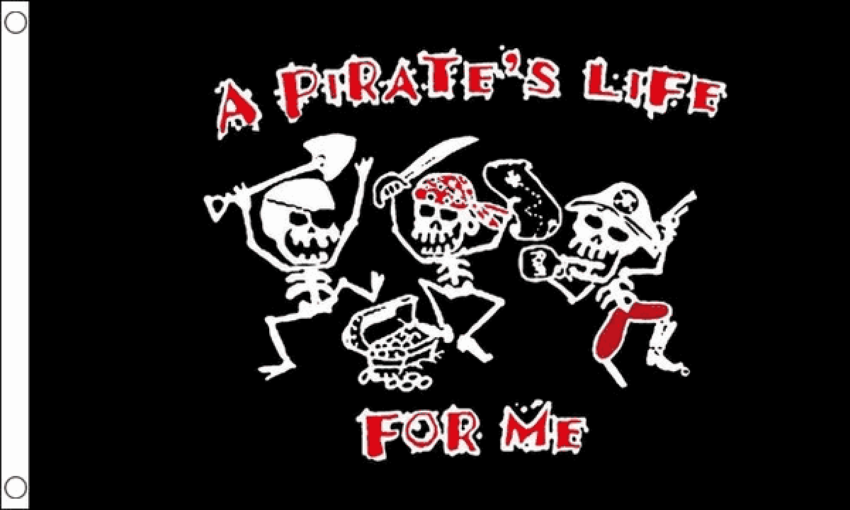 A Pirates Life Flag (Medium)