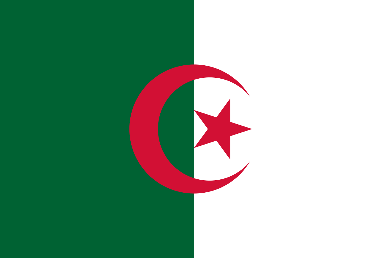 Algeria Traditional Sewn Flag
