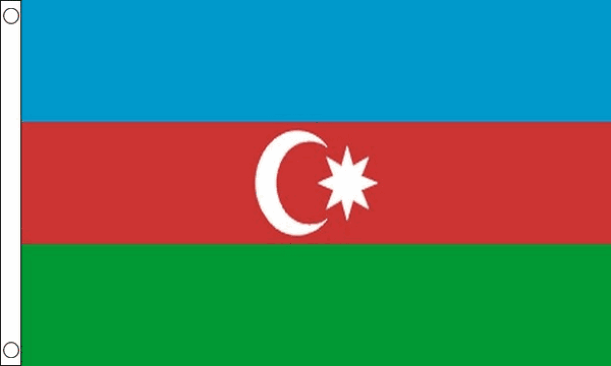 Azerbaijan Flag (Small)
