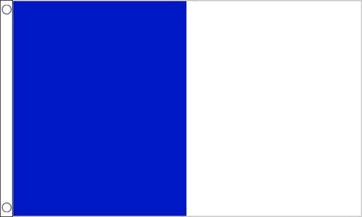 Blue and White Irish County Flag  (Medium)