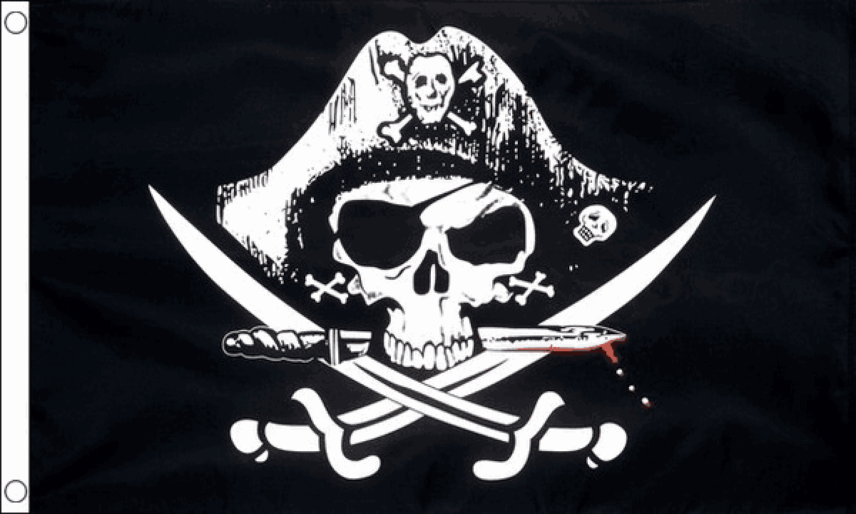 Crossed Sabres Flag (Small)