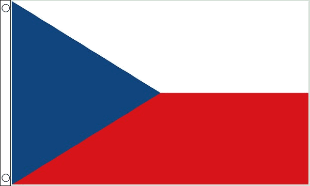 Czech Republic Flag (Medium)