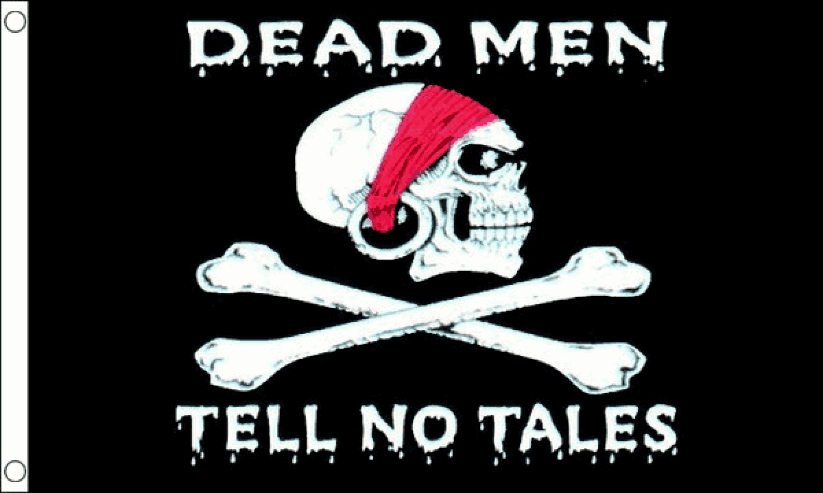 Dead Men Tell No Tells Flag (Medium)