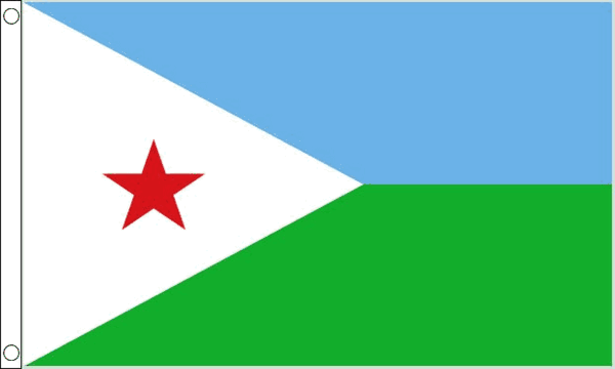 Djibouti Flag (Small)
