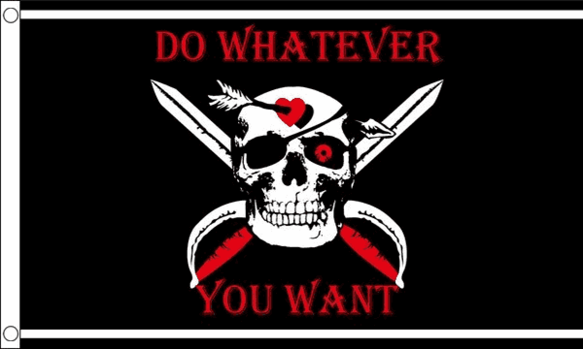 Do Whatever You Want Flag (Medium)