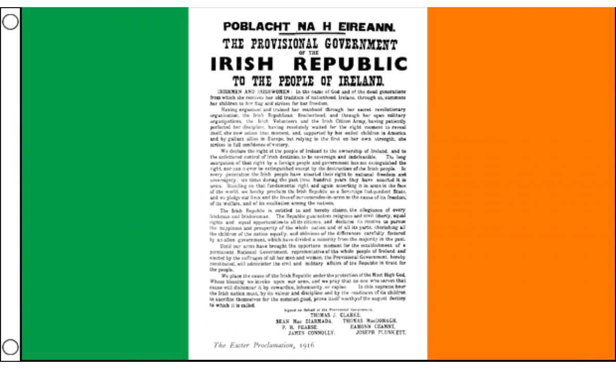 Easter Proclamation Flag (Medium)