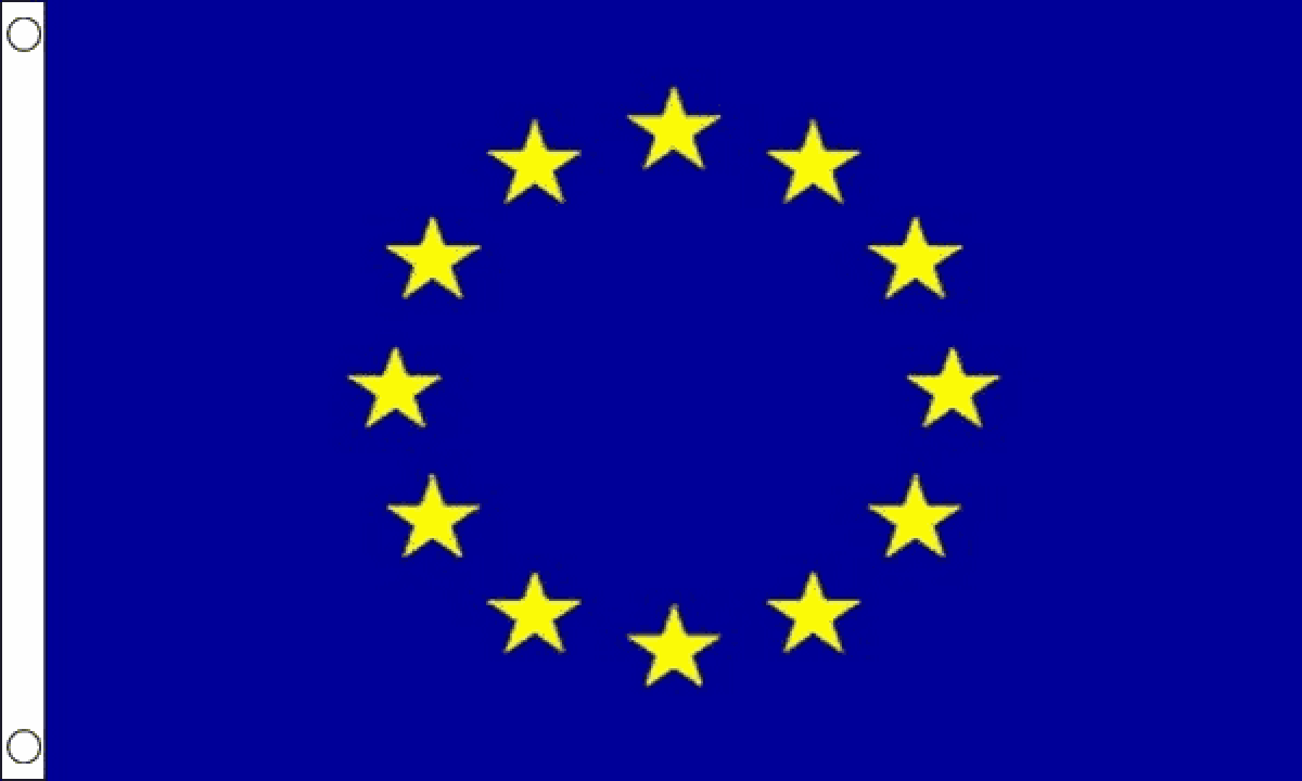 European Union (EU) Reflex Blue Flag (Medium)