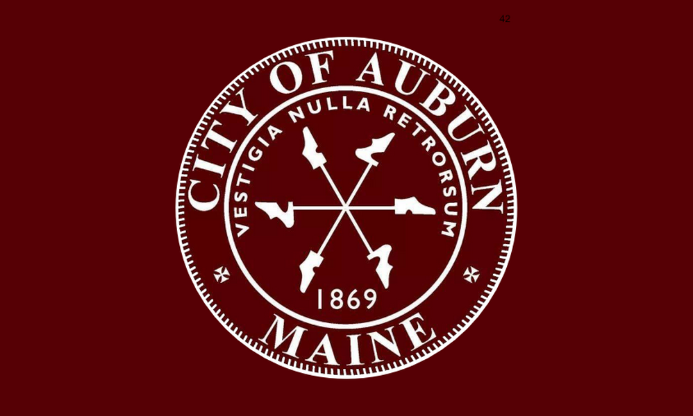 Auburn Maine Outdoor Quality Flag