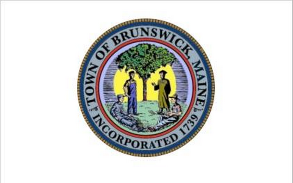 Brunswick Maine Outdoor Flag