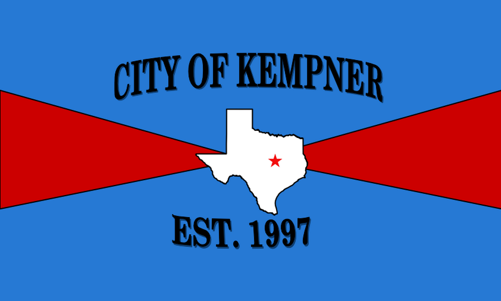 Kempner Texas outdoor flag