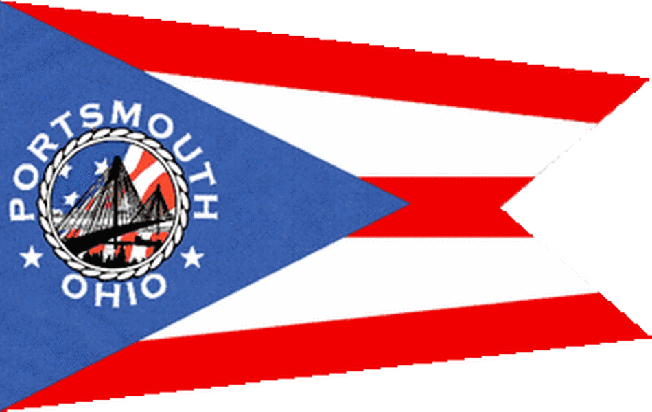 Portsmouth, Ohio USA Outdoor Flag