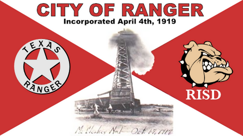 Ranger, Texas, USA Outdoor Quality Flag