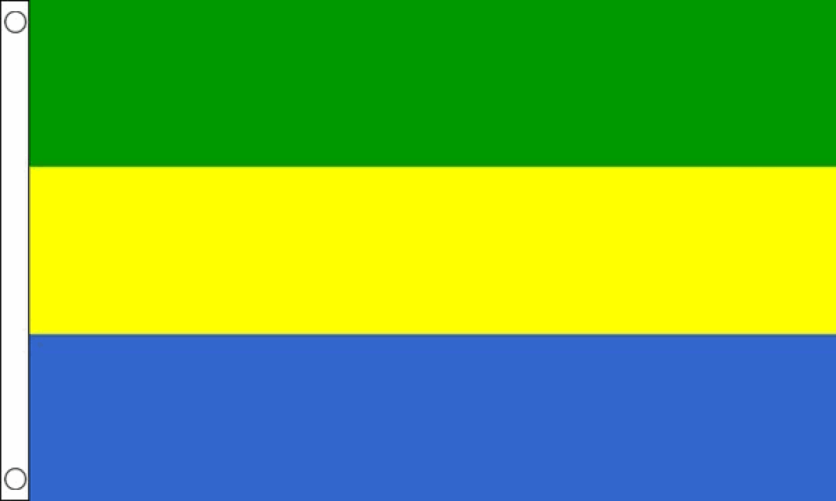 Gabon Flag (Medium)