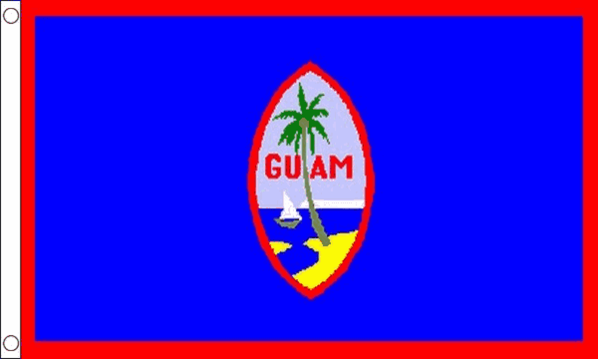 Guam Traditional Sewn Flag