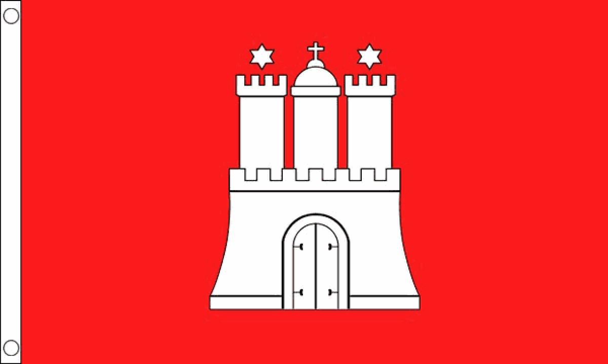 Hamburg Flag (Medium)