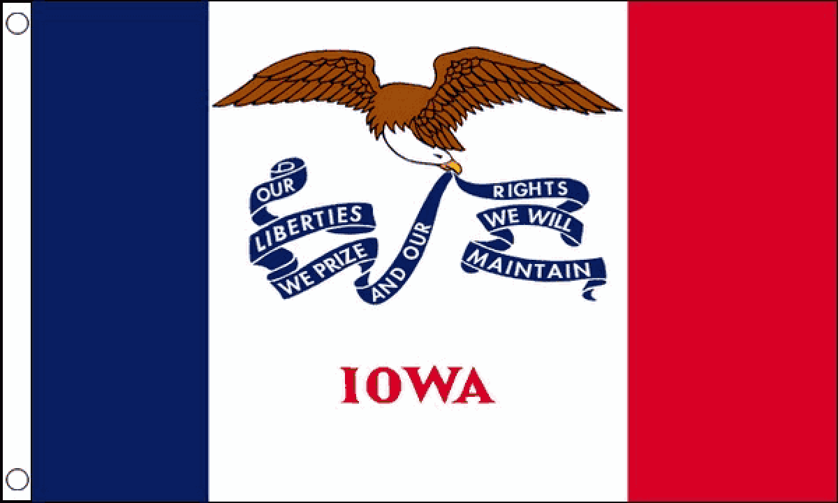 Iowa Flag (Medium)
