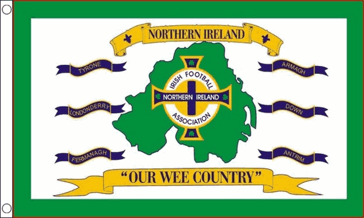 Ireland Our Wee Country (B) Flag (Medium)
