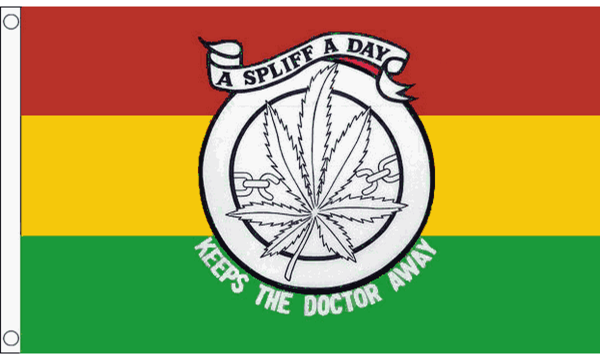 Keeps The Doctor Away Flag (Medium)