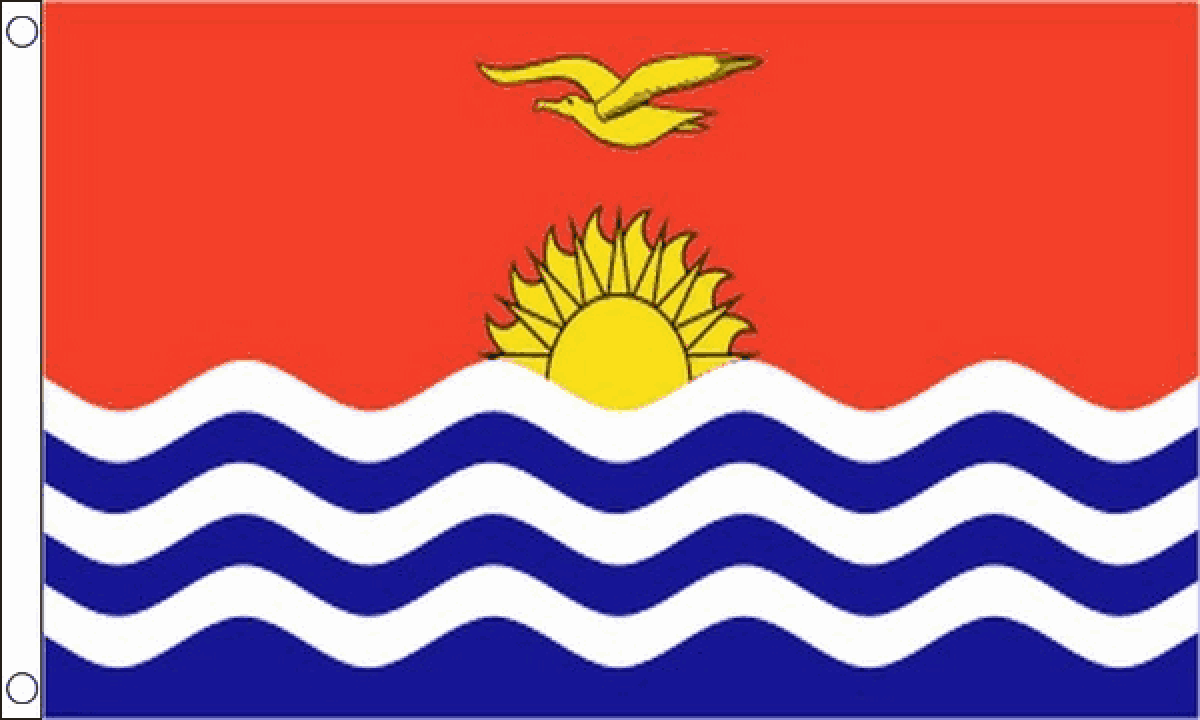 Kiribati Flag (Medium)