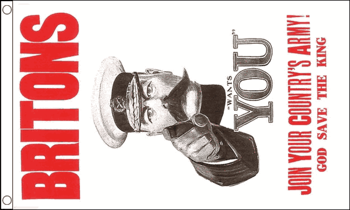 Lord Kitchener Needs You Flag (Medium)