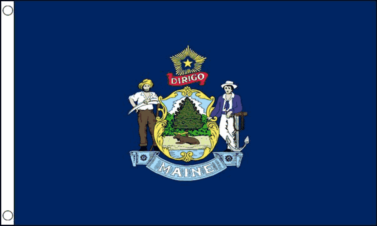Maine Flag (Medium)