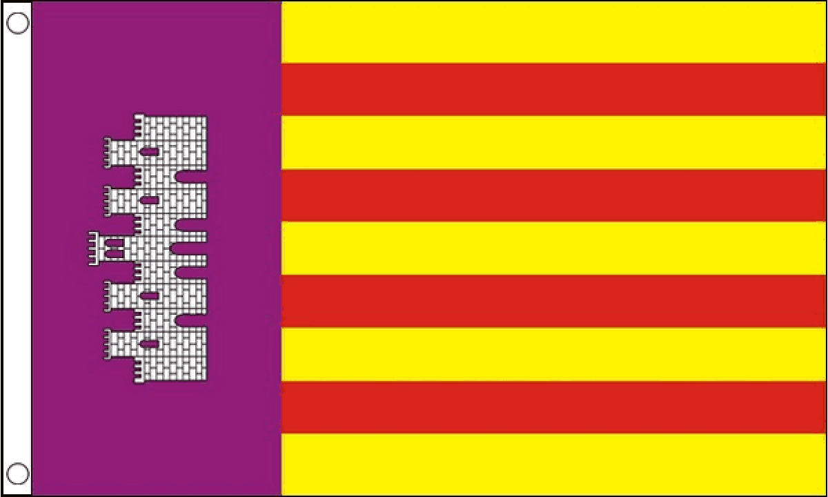 Mallorca Flag (Medium)