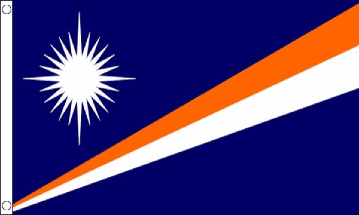 Marshall Islands Flag (Medium)