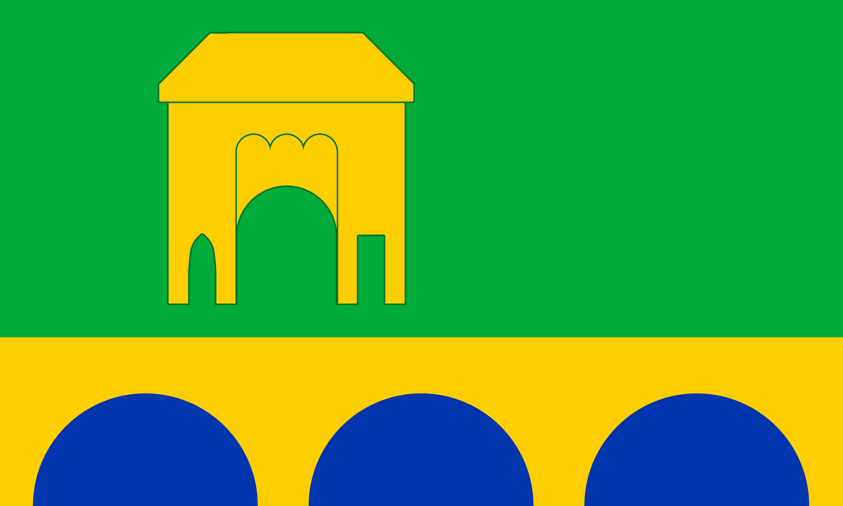Monmouth, Monmouthshire Outdoor Quality Flag