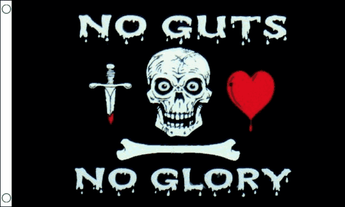 No Guts No Glory Flag (Medium)