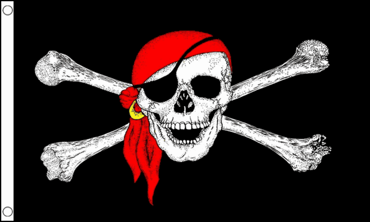 Pirate Bandana Flag (Medium)