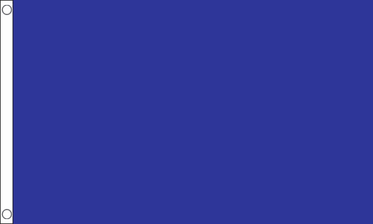 Plain Blue Flag (Medium)