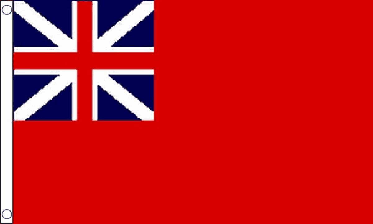 Pre-1801 UK Red Ensign Flag (Medium)