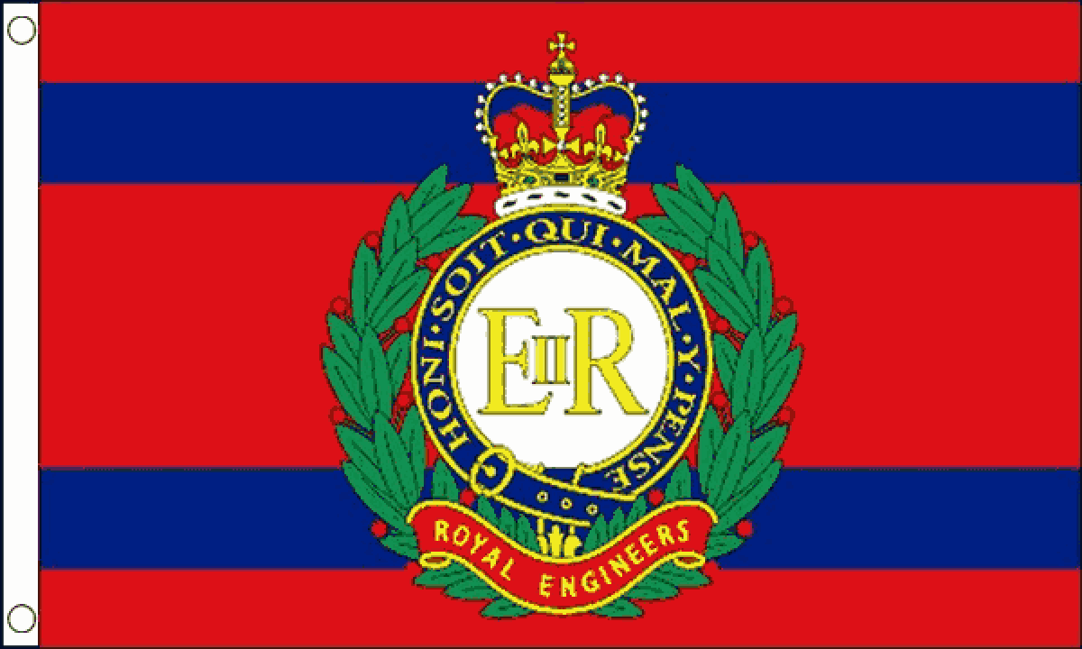 Royal Engineers Corps Flag (Medium)