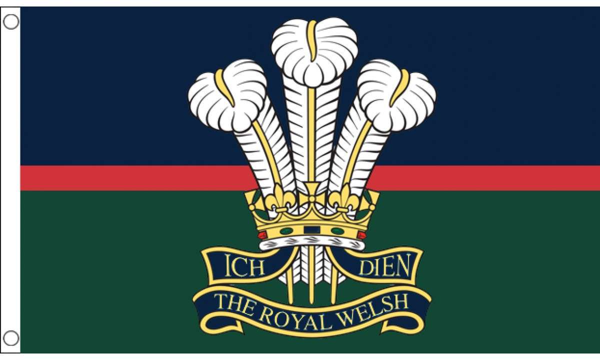Royal Welsh Regiment Flag (Medium)